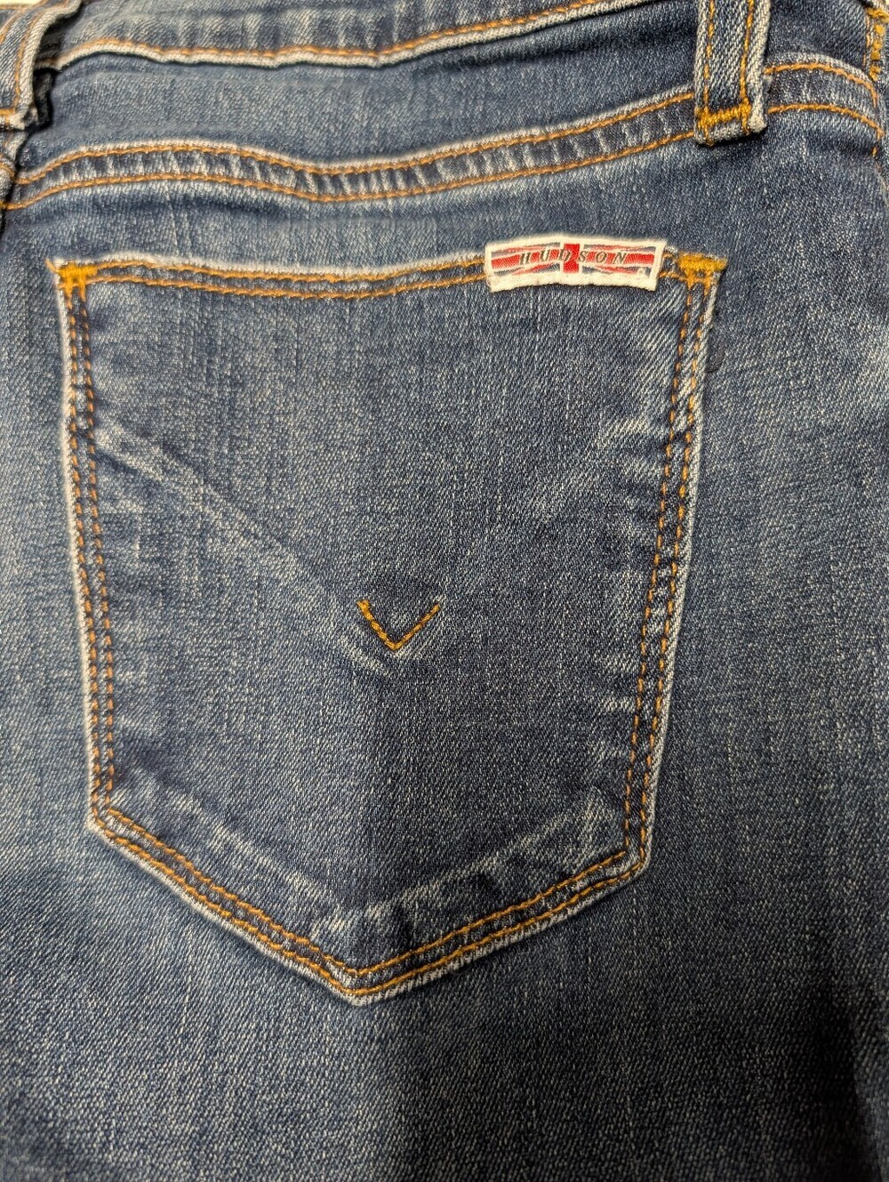 Hudson Jeans Natalie Mid Rise Skinny Blue Ankle Pants Women’s Size 26 - Picture 7 of 9